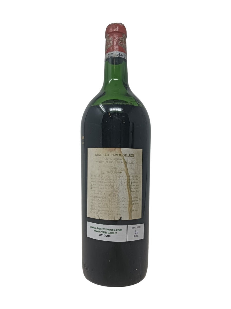 1,5L Chateau Paveil de Luze Haut Medoc - 1966 - A. de Luze & Fils - Raritätenweine