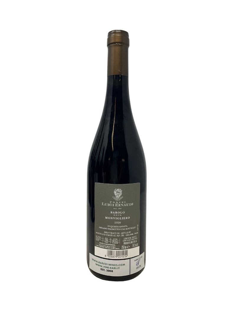 Barolo Monvigliero - 2020 - Poderi Luigi Einaudi - Raritätenweine