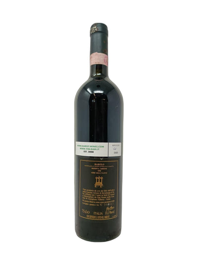 Barolo Riserva Arione "Gigi Rosso" - 1990 - Castiglione Falletto - Raritätenweine