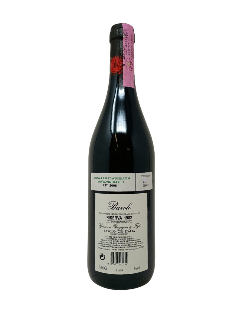 Barolo Riserva IOC - 1982 - Borgogno - Raritätenweine