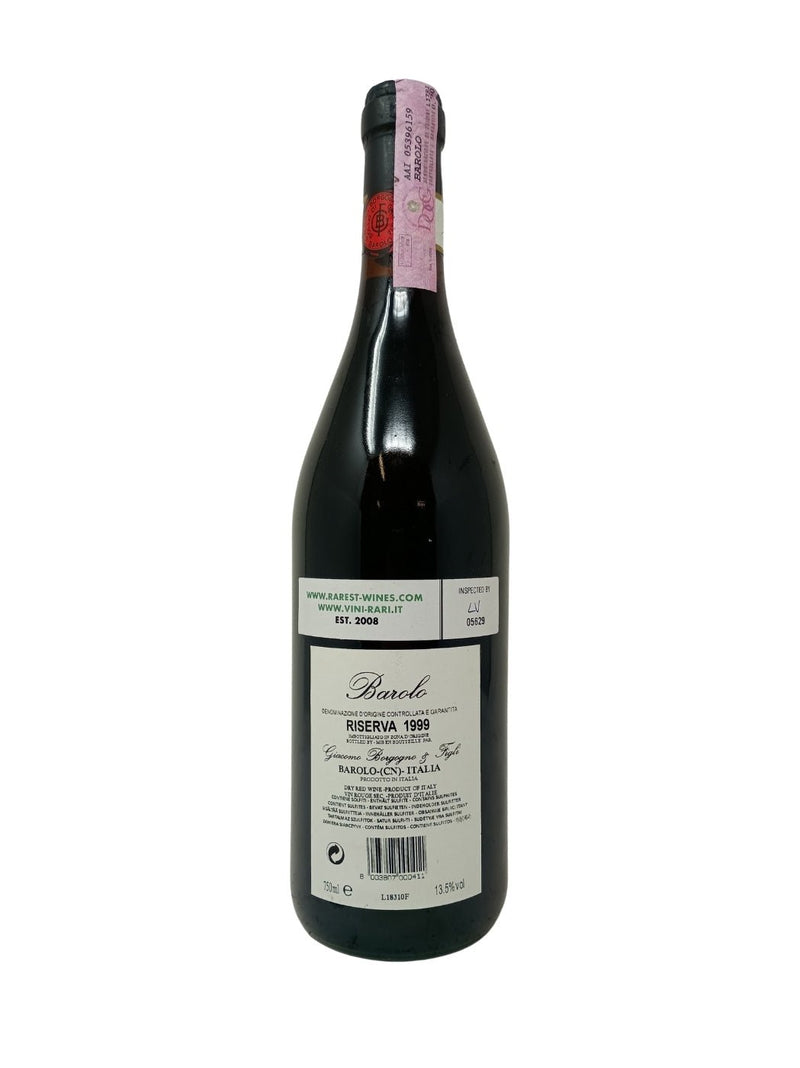 Barolo Riserva IOC - 1999 - Borgogno - Raritätenweine