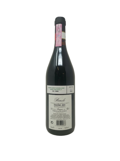 Barolo Riserva IOC - 2005 - Borgogno - Raritätenweine