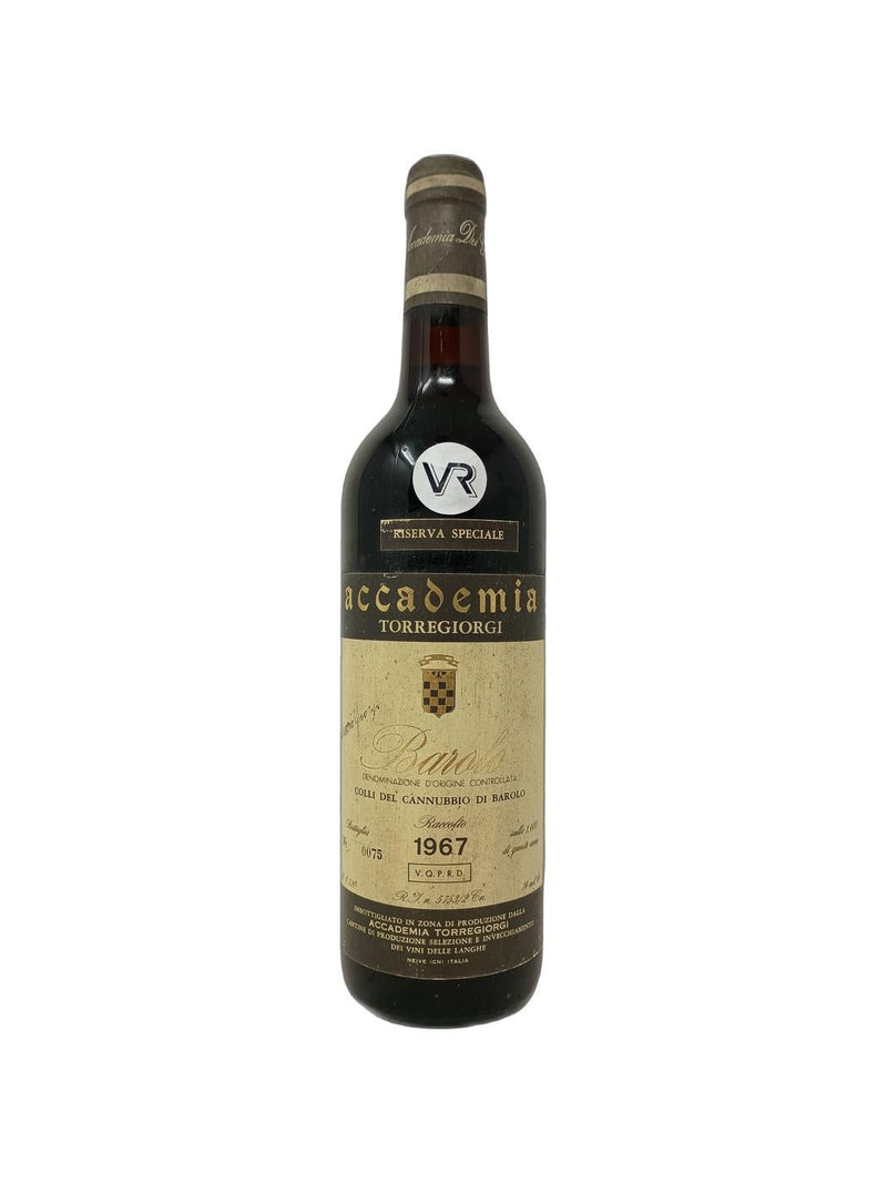 Barolo Riserva Speciale - 1967 - Accademia Torregiorgi - Raritätenweine