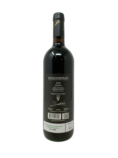 Brunello di Montalcino - 2019 - Lorenzo Sassetti - Raritätenweine