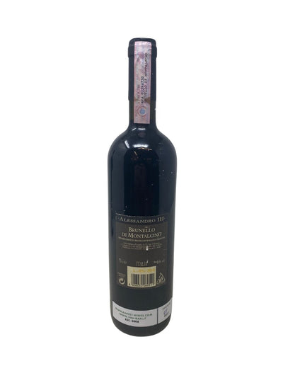 Brunello di Montalcino "Alessandro III" - 2001 - Castiglion del Bosco - Raritätenweine