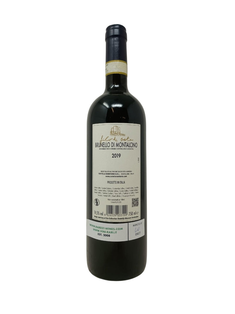 Brunello di Montalcino "Filo di Seta" - 2019 - Castello Romitorio - Raritätenweine