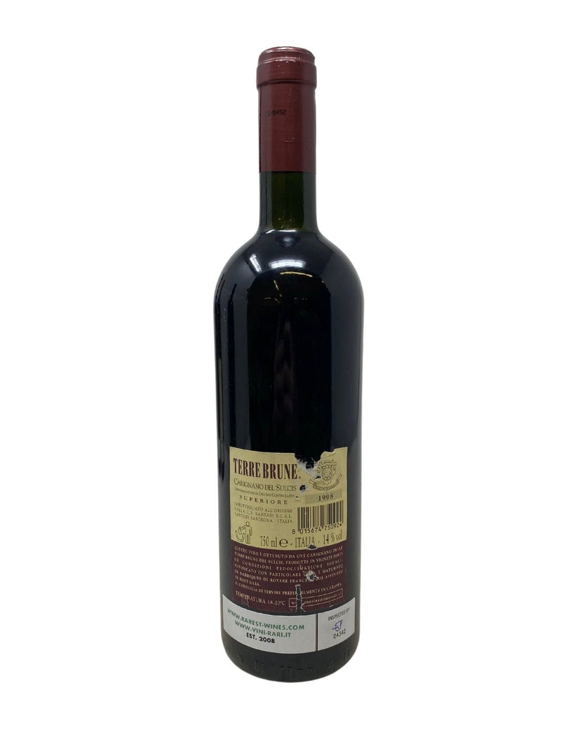 Carignano del Sulcis Superiore "Terre Brune" - 1998 - Cantina Santadi - Raritätenweine