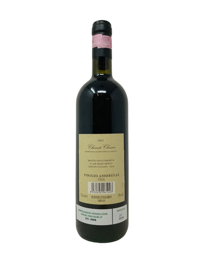 Chianti Classico - 2003 - Poggio Amorelli - Raritätenweine