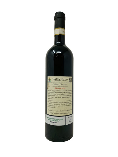 Chianti Classico Riserva - 2018 - Casa Sola - Raritätenweine