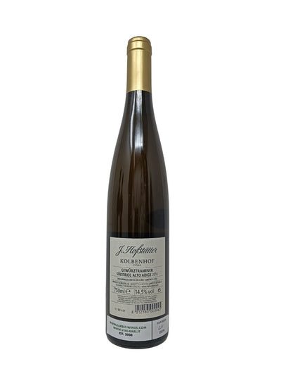 Gewürztraminer Kolbenhof Südtirol - 2016 - J. Hofstatter - Raritätenweine