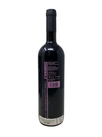 Primitivo di Manduria - 2004 - Ognissole - Raritätenweine