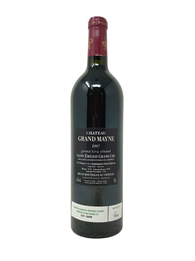 St. Emilion Grand Cru - 2007 - Chateau Grand Mayne - Raritätenweine