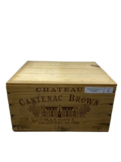 6x Chateau Cantenac Brown - 1992 - Margaux - Seltenste Weine