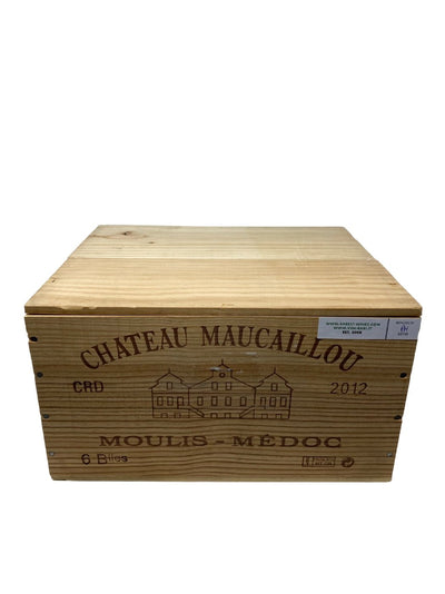 6x Chateau Maucaillou - 2012 - Moulis Medoc - Raritätenweine