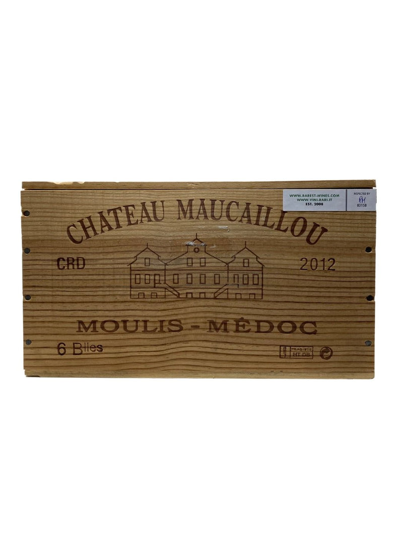 6x Chateau Maucaillou - 2012 - Moulis Medoc - Raritätenweine