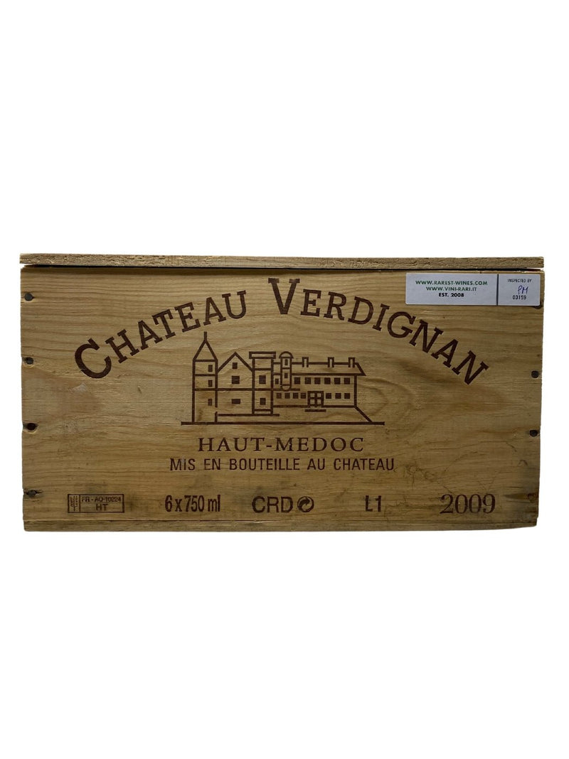 6x Chateau Verdignan - 2009 - Haut Medoc - Seltenste Weine