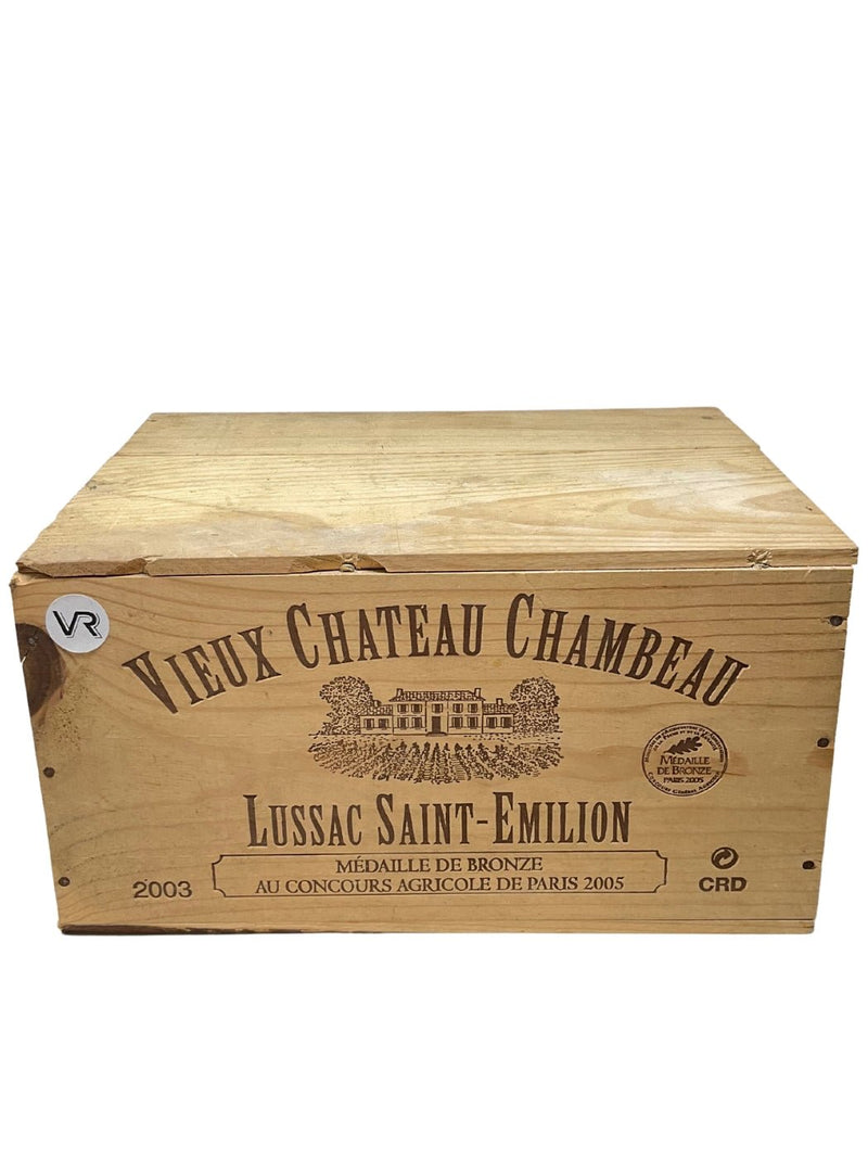 6x Vieux Chateau Chambeau - 2003 - Lussac St Emilion - Seltenste Weine