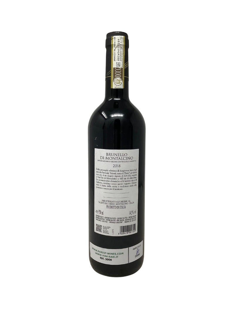 Brunello di Montalcino "Piero" - 2018 - Talenti - Raritätenweine