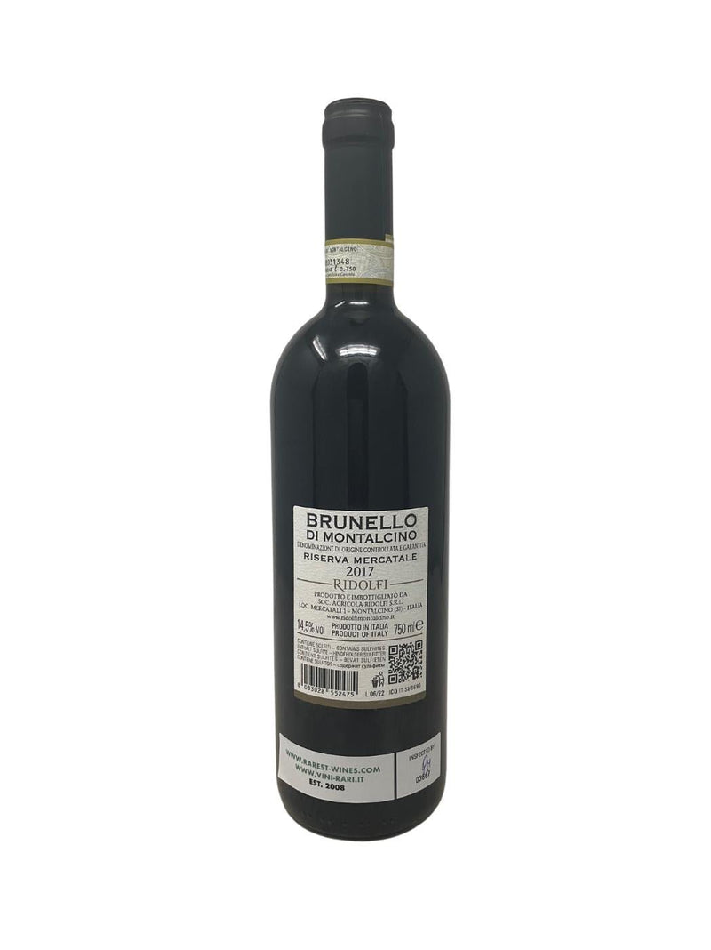 Brunello di Montalcino Riserva "Mercatale" - 2017 - Ridolfi - Raritätenweine