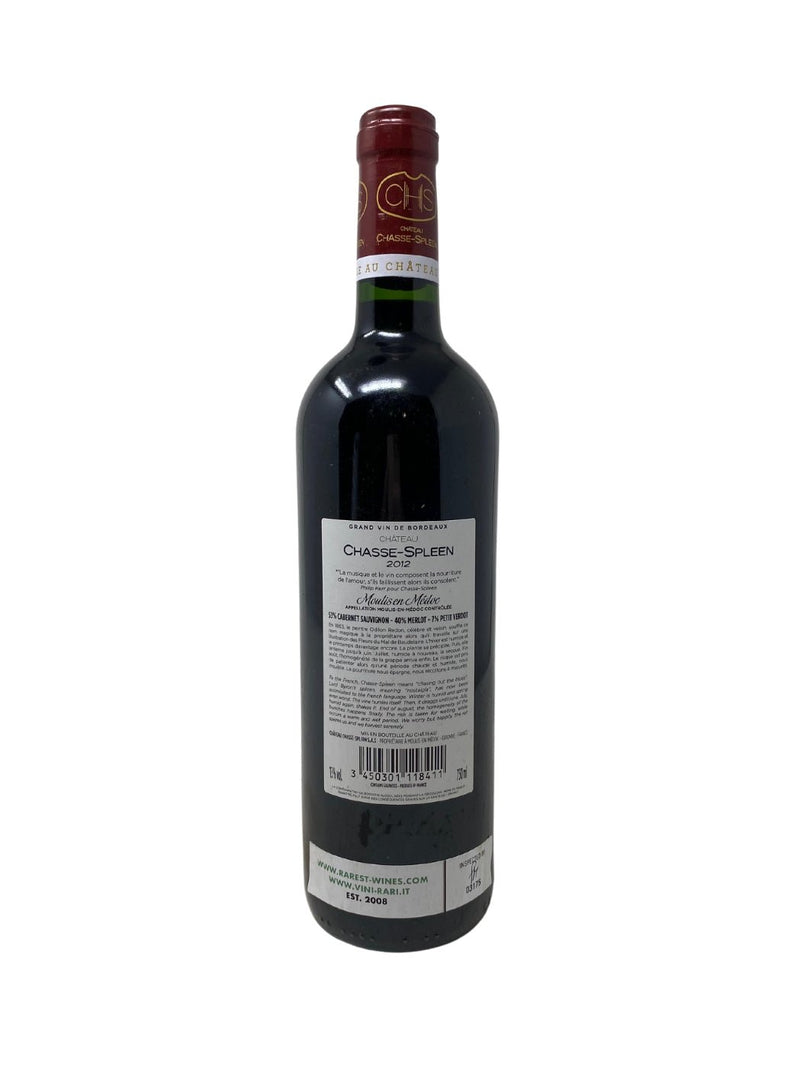 Chateau Chasse Spleen - 2012 - Haut Medoc - Raritätenweine