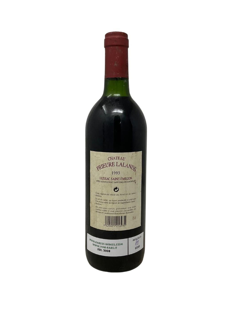 Chateau Prieure Lalande - 1993 - Lussac St Emilion - Seltenste Weine