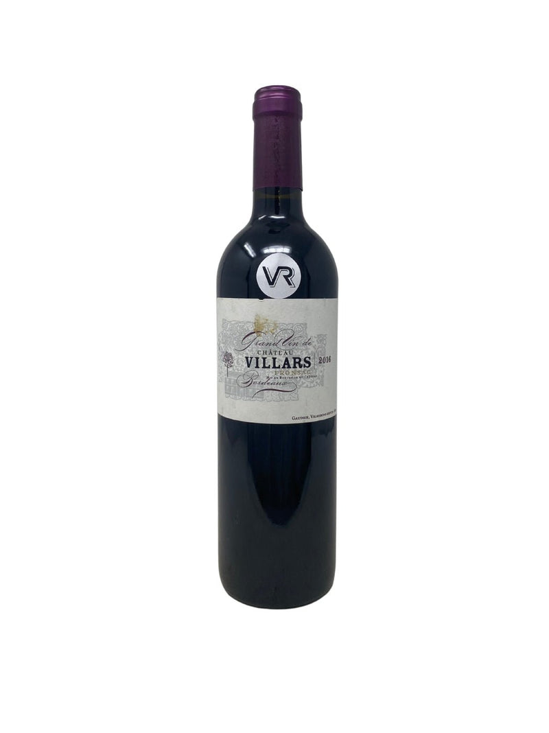 Chateau Villars - 2016 - Fronsac - Raritätenweine