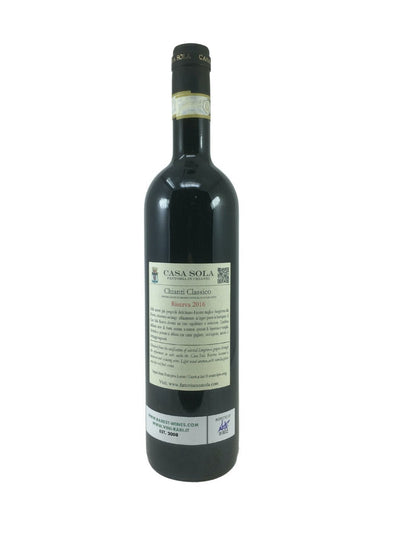 Chianti Classico Riserva - 2016 - Casa Sola - Raritätenweine