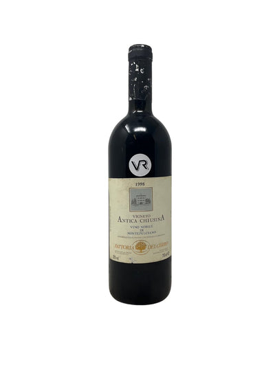 Vino Nobile di Montepulciano "Vigneto Anrica Chiusina" - 1998 - Fattoria del Cerro - Raritätenweine